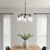 Kichler 44030OZ Winslow 5 -Light Bronze Seeded glass Metal Chandelier Kichler 44030OZ Winslow 5 -Light Bronze Seeded glass Metal Chandelier