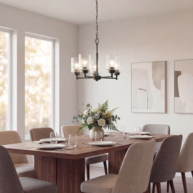 Kichler 44030OZ Winslow 5 -Light Bronze Seeded glass Metal Chandelier578_11zon Kichler 44030OZ Winslow 5 -Light Bronze Seeded glass Metal Chandelier