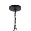Kichler 44031BK Winslow 9 -Light Brushed Black Seeded glass Metal Chandelier