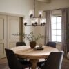 Kichler 44031BK Winslow 9 -Light Brushed Black Seeded glass Metal Chandelier