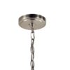 Kichler 44031NI Winslow 9 -Light Nickel Seeded glass Metal Chandelier