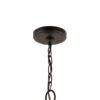 Kichler 44031OZ Winslow 9 -Light Brushed Bronze Seeded glass Metal Chandelier