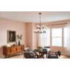 Kichler 44031OZ Winslow 9 -Light Brushed Bronze Seeded glass Metal Chandelier