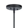 Kichler 44035BK Winslow 8 -Light Antique Black Seeded glass Metal Chandelier