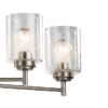 Kichler 44035NI Winslow 8 -Light Brushed Nickel Seeded glass Metal Chandelier Kichler 44035NI Winslow 8 -Light Brushed Nickel Seeded glass Metal Chandelier