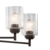 Kichler 44035OZ Winslow 8 -Light Bronze Seeded glass Metal Chandelier Kichler 44035OZ Winslow 8 -Light Bronze Seeded glass Metal Chandelier