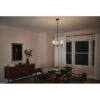 Kichler 44029OZ Winslow 3 -Light Brushed Bronze Seeded glass Metal Chandelier