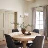 Kichler 44029NI Winslow 3 -Light Brushed Nickel Seeded glass Metal Chandelier