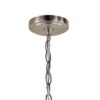 Kichler 44029NI Winslow 3 -Light Brushed Nickel Seeded glass Metal Chandelier