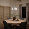 Kichler 44029NI Winslow 3 -Light Brushed Nickel Seeded glass Metal Chandelier