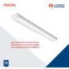 Lithonia Lighting FMLWL48835ZTMVOLT 4-ft 4600 -Lumen Neutral White LED Wraparound Light