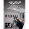 MILESEEY Black XTAPE1 Modular Digital Laser Level and 12-ft Tape Measure