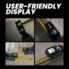 MILESEEY DTX10 Black 330-ft Laser Distance Measurer, Laser Line, Calculator 12-ft Tape Measure MILESEEY DTX10 Black 330-ft Laser Distance Measurer, Laser Line, Calculator 12-ft Tape Measure