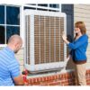MasterCool MCP44 4000-CFM 3 -Speed Window Evaporative Cooler for 1600-sq ft