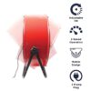 Maxx Air BF24TFREDUPS 24-in High Velocity Indoor Industrial Fan, in Red Maxx Air BF24TFREDUPS 24-in High Velocity Indoor Industrial Fan, in Red