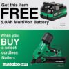 Metabo HPT NR1838DKAM 1-1/2-in 36 -Degree Cordless Metal-connecting Nailer Metabo HPT NR1838DKAM 1-1/2-in 36 -Degree Cordless Metal-connecting Nailer