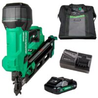 Metabo HPT NR1890DCAM Multi-Volt 3-1/2-in 30 -Degree Cordless Clip head/Roundhead Framing Nailer (Battery Included and Charger Included)