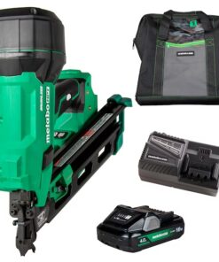Metabo HPT NR1890DCAM Multi-Volt 3-1/2-in 30 -Degree Cordless Clip head/Roundhead Framing Nailer (Battery Included and Charger Included)