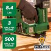Metabo HPT NR1890DRAM Multi-Volt 3-1/2-in 21 -Degree Cordless Roundhead Framing Nailer (Battery Included and Charger Included)