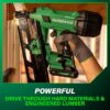 Metabo HPT NR1890DRAM Multi-Volt 3-1/2-in 21 -Degree Cordless Roundhead Framing Nailer (Battery Included and Charger Included)