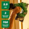 Metabo HPT NT1865DAAM MultiVolt 2-1/2-in 15 -Gauge Cordless Angled Finish Nailer (Battery Included and Charger Included) Metabo HPT NT1865DAAM MultiVolt 2-1/2-in 15 -Gauge Cordless Angled Finish Nailer (Battery Included and Charger Included)