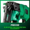 Metabo HPT NT1865DSAM MultiVolt 2-1/2-in 16 -Gauge Cordless Straight Finish Nailer (Battery Included and Charger Included)