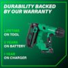 Metabo HPT NT1865DSAM MultiVolt 2-1/2-in 16 -Gauge Cordless Straight Finish Nailer (Battery Included and Charger Included)