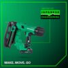 Metabo HPT NT1865DSAM MultiVolt 2-1/2-in 16 -Gauge Cordless Straight Finish Nailer (Battery Included and Charger Included)