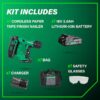 Metabo HPT NT1865DSAM MultiVolt 2-1/2-in 16 -Gauge Cordless Straight Finish Nailer (Battery Included and Charger Included)
