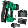 Metabo HPT NT1865DSAM MultiVolt 2-1/2-in 16 -Gauge Cordless Straight Finish Nailer (Battery Included and Charger Included)