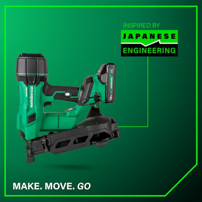 Metabo HPT NV1845DAM MultiVolt 1-3 4-in 15 -Degree Coil Cordless Roofing Nailer ( Battery Included ) ( Charger Included )0_11zon Metabo HPT NV1845DAM MultiVolt 1-3/4-in 15 -Degree Coil Cordless Roofing Nailer ( Battery Included ) ( Charger Included )