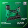 Metabo HPT NV1845DAM MultiVolt 1-3/4-in 15 -Degree Coil Cordless Roofing Nailer ( Battery Included ) ( Charger Included ) Metabo HPT NV1845DAM MultiVolt 1-3/4-in 15 -Degree Coil Cordless Roofing Nailer ( Battery Included ) ( Charger Included )
