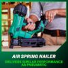 Metabo HPT NV1845DAM MultiVolt 1-3/4-in 15 -Degree Coil Cordless Roofing Nailer ( Battery Included ) ( Charger Included ) Metabo HPT NV1845DAM MultiVolt 1-3/4-in 15 -Degree Coil Cordless Roofing Nailer ( Battery Included ) ( Charger Included )