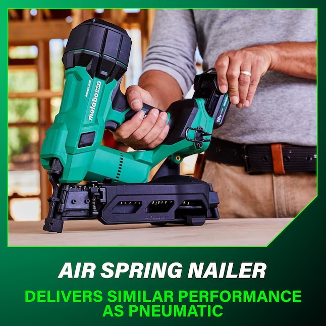 Metabo HPT NV1845DAM MultiVolt 1-3 4-in 15 -Degree Coil Cordless Roofing Nailer ( Battery Included ) ( Charger Included )499_11zon Metabo HPT NV1845DAM MultiVolt 1-3/4-in 15 -Degree Coil Cordless Roofing Nailer ( Battery Included ) ( Charger Included )