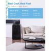 Midea MAP14HS1TBL Duo 12000 BTU (DOE) 115-Volt Vented Large Room Smart Portable Air Conditioner with Heater, Remote Included