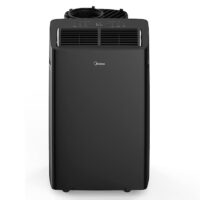 Midea MAP14HS1TBL Duo 12000 BTU (DOE) 115-Volt Vented Large Room Smart Portable Air Conditioner with Heater, Remote Included