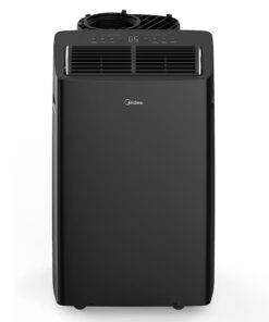 Midea MAP14HS1TBL Duo 12000 BTU (DOE) 115-Volt Vented Large Room Smart Portable Air Conditioner with Heater, Remote Included