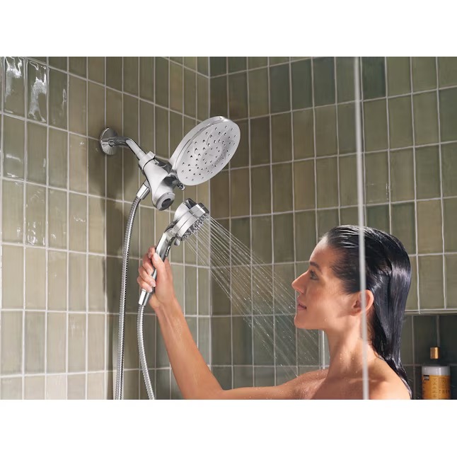 Moen 82137 Graeden Magnetix Chrome 1-handle Multi-head 6.75-in Round Bathtub and shower Faucet ( Valve Included ) Moen 82137 Graeden Magnetix Chrome 1-handle Multi-head 6.75-in Round Bathtub and shower Faucet ( Valve Included ) - Image 12