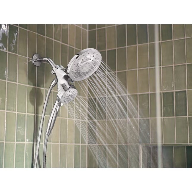 Moen 82137 Graeden Magnetix Chrome 1-handle Multi-head 6.75-in Round Bathtub and shower Faucet ( Valve Included ) Moen 82137 Graeden Magnetix Chrome 1-handle Multi-head 6.75-in Round Bathtub and shower Faucet ( Valve Included ) - Image 10