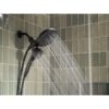 Moen 82137BL Graeden Magnetix Matte Black 1-handle 6.75-in Round Bathtub and shower Faucet with Valve (Multi-head)