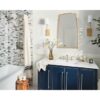 Moen 82137SRN Graeden Magnetix Spot Resist Brushed Nickel 1-handle 6.75-in Round Bathtub and shower Faucet with Valve (Multi-head)