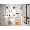 Moen 82504BL Lindor Matte Black 1-handle Single function 6-in Square Bathtub and shower Faucet ( Valve not Included ) Moen 82504BL Lindor Matte Black 1-handle Single function 6-in Square Bathtub and shower Faucet ( Valve not Included )
