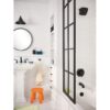 Moen 82504BL Lindor Matte Black 1-handle Single function 6-in Square Bathtub and shower Faucet ( Valve not Included ) Moen 82504BL Lindor Matte Black 1-handle Single function 6-in Square Bathtub and shower Faucet ( Valve not Included )