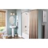 Moen 82603SRN Adler Spot Resist Brushed Nickel 1-handle Multi-function 3.5-in Round Bathtub and shower Faucet ( Valve Included ) Moen 82603SRN Adler Spot Resist Brushed Nickel 1-handle Multi-function 3.5-in Round Bathtub and shower Faucet ( Valve Included )