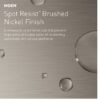 Moen 82504SRN Lindor Spot Resist Brushed Nickel 1-handle Bathtub and shower Faucet ( Valve Included )