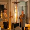 Nuu Garden AH001 48000 -BTU Black Steel Floorstanding Liquid propane Patio Heater