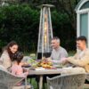 Nuu Garden AH001 48000 -BTU Black Steel Floorstanding Liquid propane Patio Heater