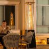 Nuu Garden AH001 48000 -BTU Black Steel Floorstanding Liquid propane Patio Heater