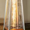 Nuu Garden AH001S-02 48000 -BTU light brown Iron Floorstanding Liquid propane Patio Heater
