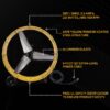 Phivve D42 42-in High Velocity Indoor/Outdoor Industrial Fan, in Yellow Phivve D42 42-in High Velocity Indoor/Outdoor Industrial Fan, in Yellow